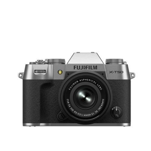 Fujifilm X-T50 Silver with XC 15-45mm f/3.5-5.6 OIS PZ Lens