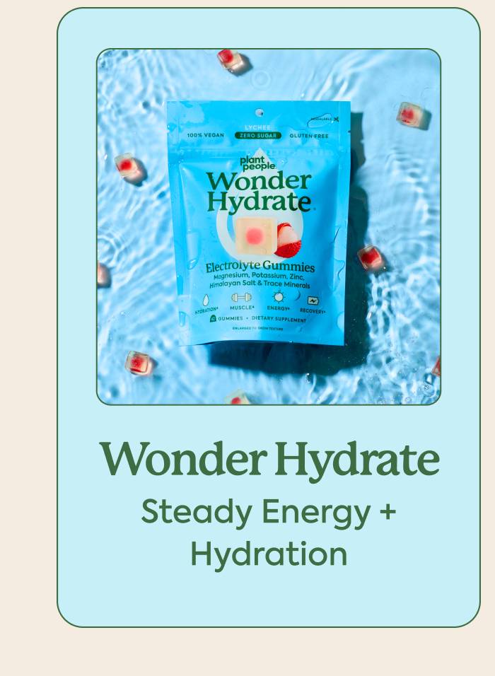Steady Energy + Hydration (Wonder Hydrate)