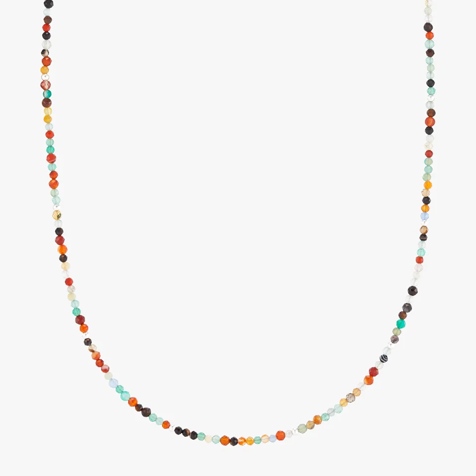 To Aspire Bead Necklace, Agate