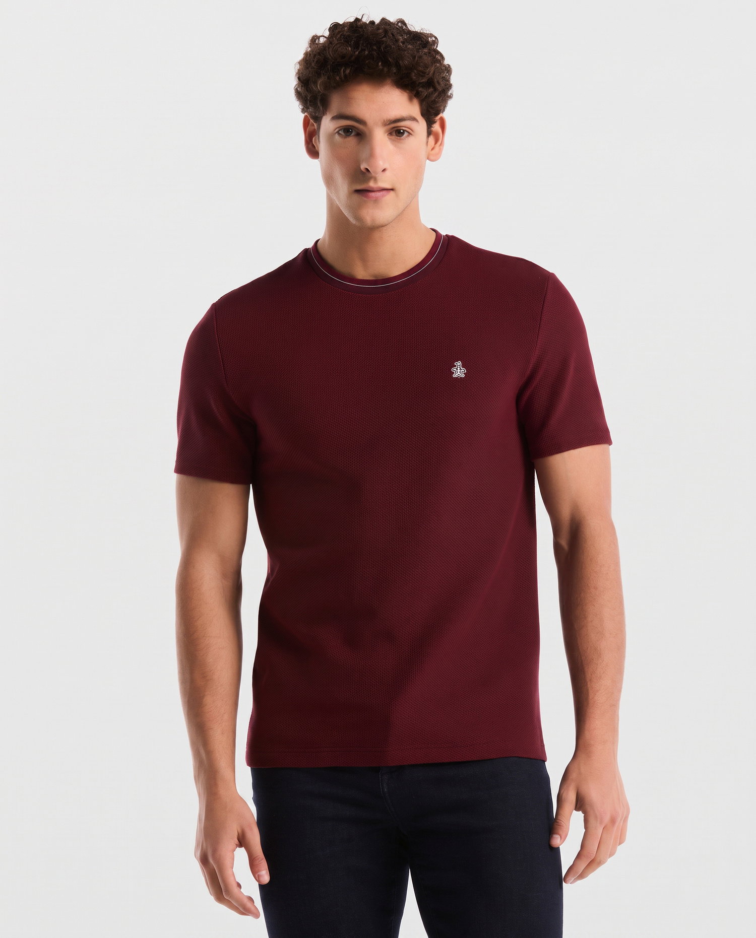 Tonal Tipped Pique Tee Tonal Tipped Pique Tee