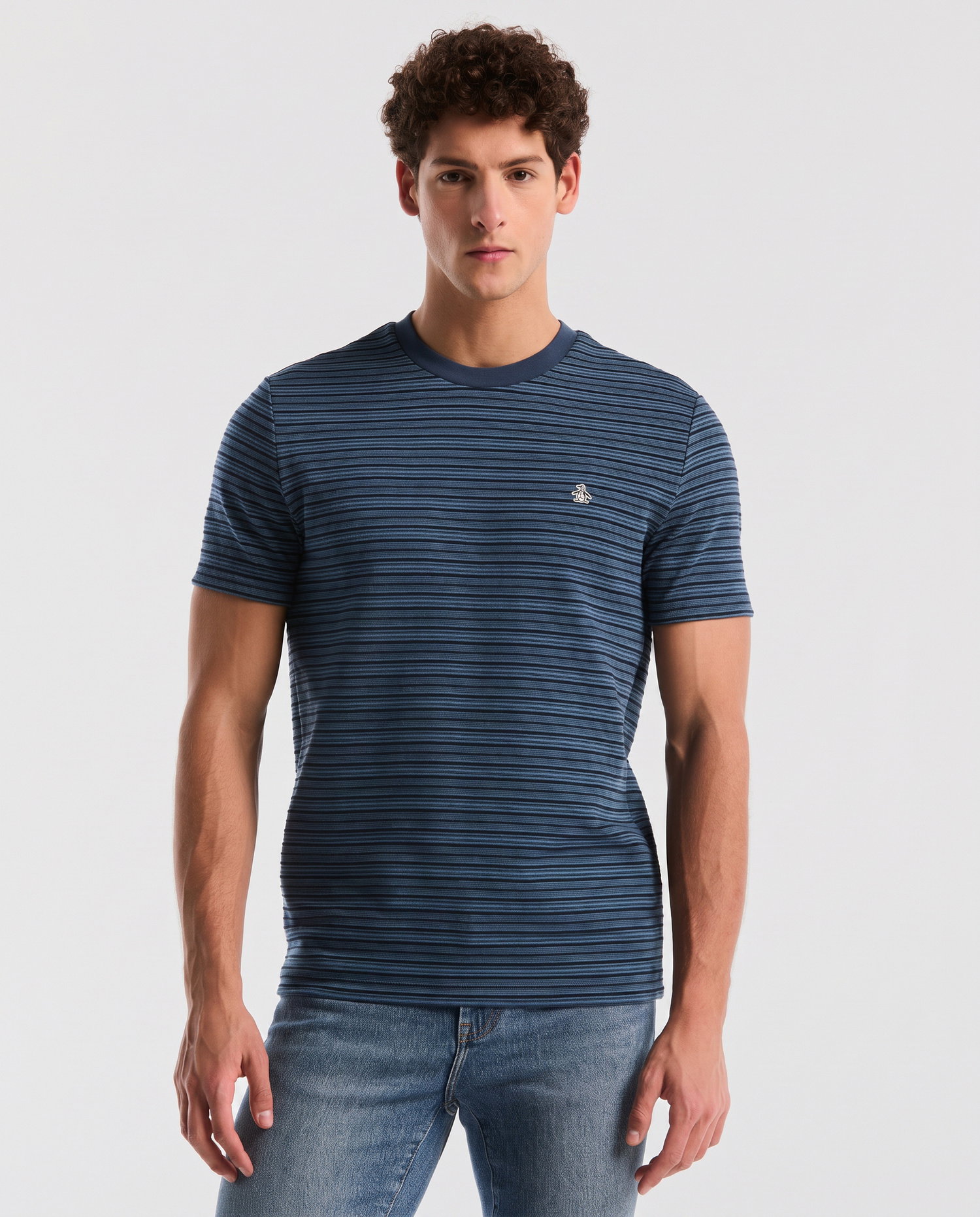 Raised Ottoman Stripe Tee Raised Ottoman Stripe Tee