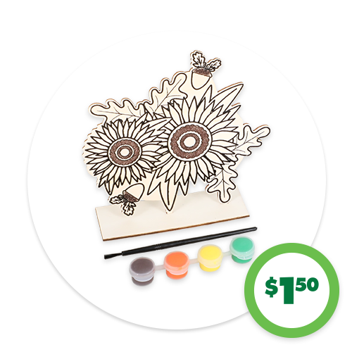 $1.50 4-pc. Harvest Paint Kits