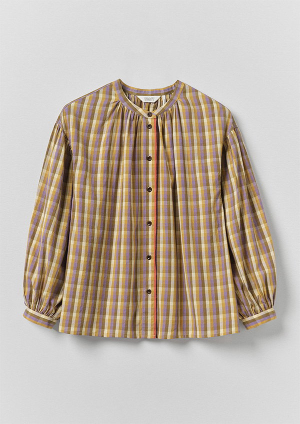 Harvest Check Mulmul Cotton Shirt