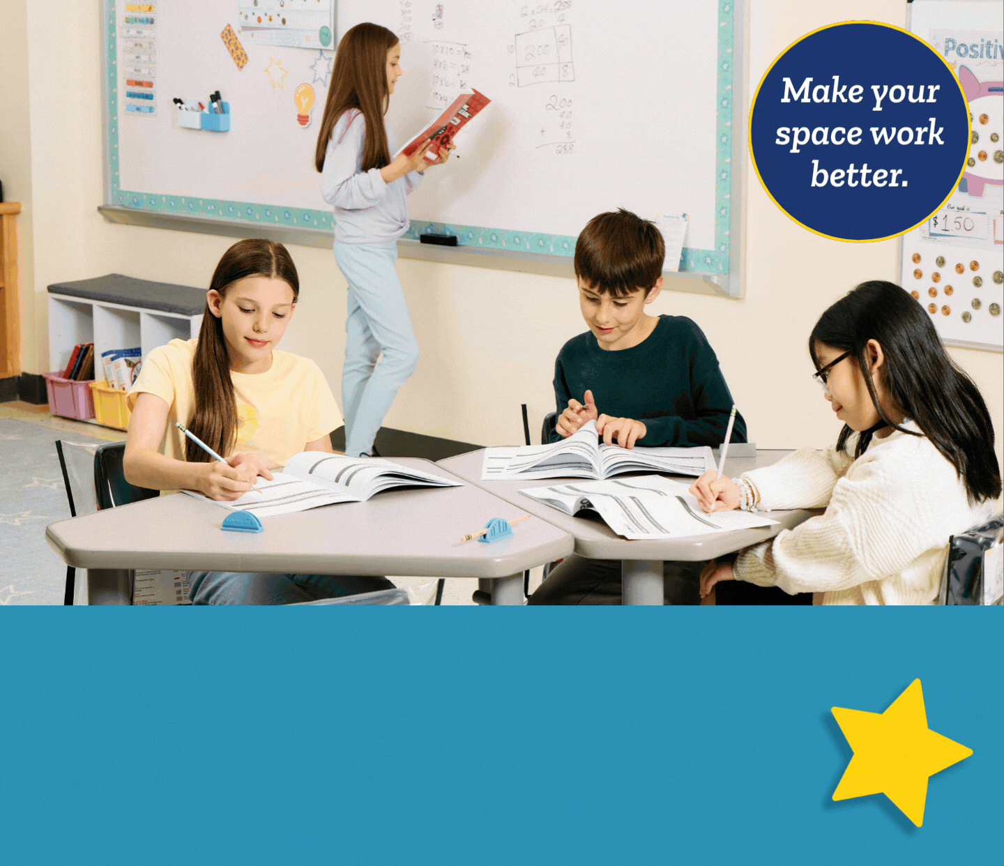 Make your space work better. Shop Classroom Furniture!