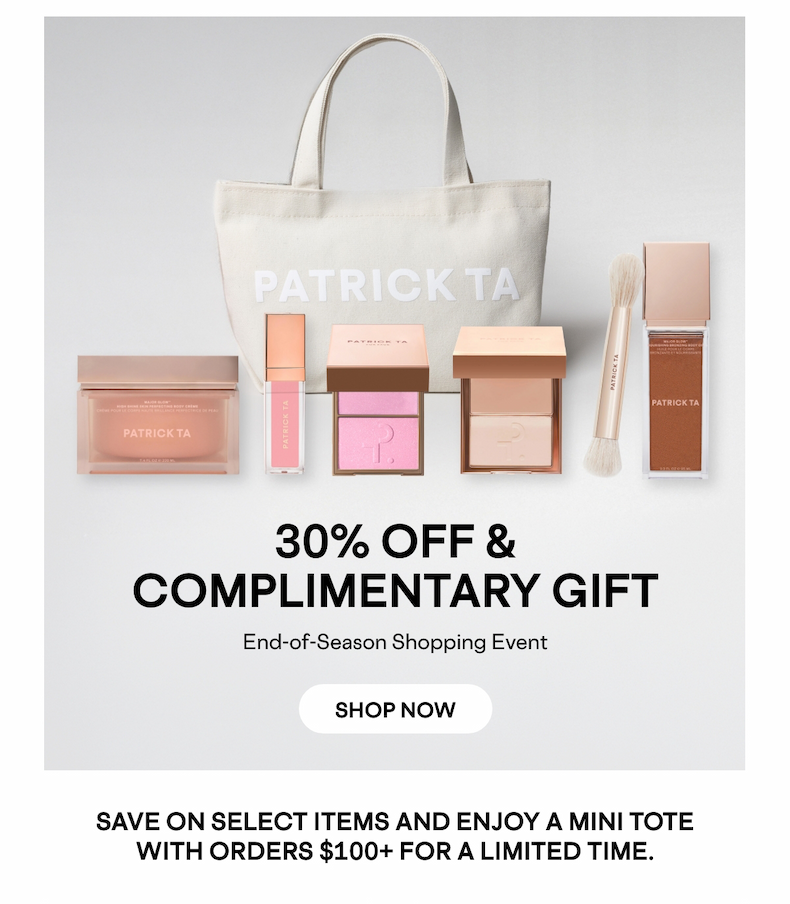 30% OFF & COMPLIMENTARY GIFT
