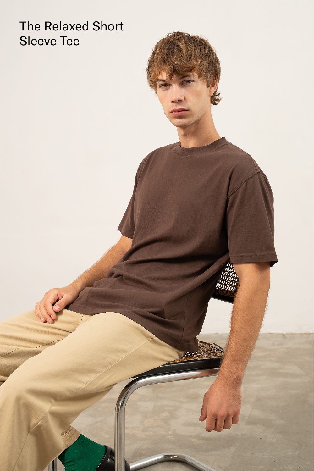 Relaxed short sleeve tee