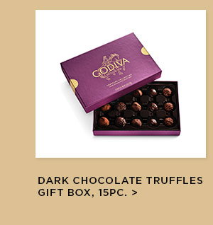 Dark Chocolate Truffles Gift Box, 15pc.