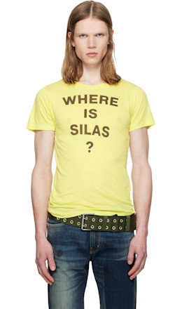 Yellow Slogan T-shirt - Silas