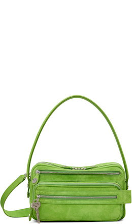 Green Camero Party Suede Bag - Acne Studios