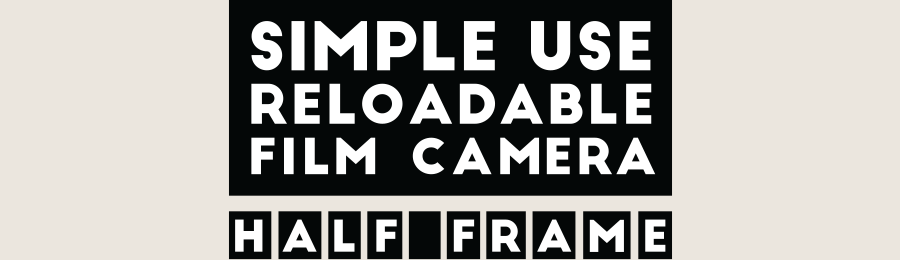 Half Frame Simple Use Reloadable Film Camera Double Your Film, Double Your Stories