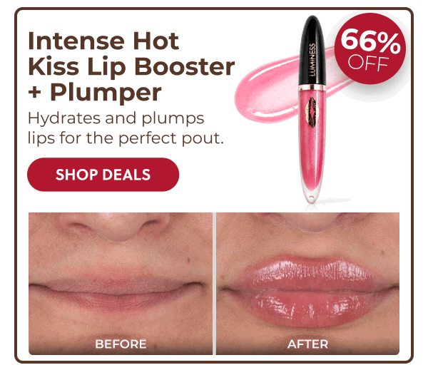 Intense Hot Lip Booster + Plumper: Plumps and hydrates lips for the perfect pout.