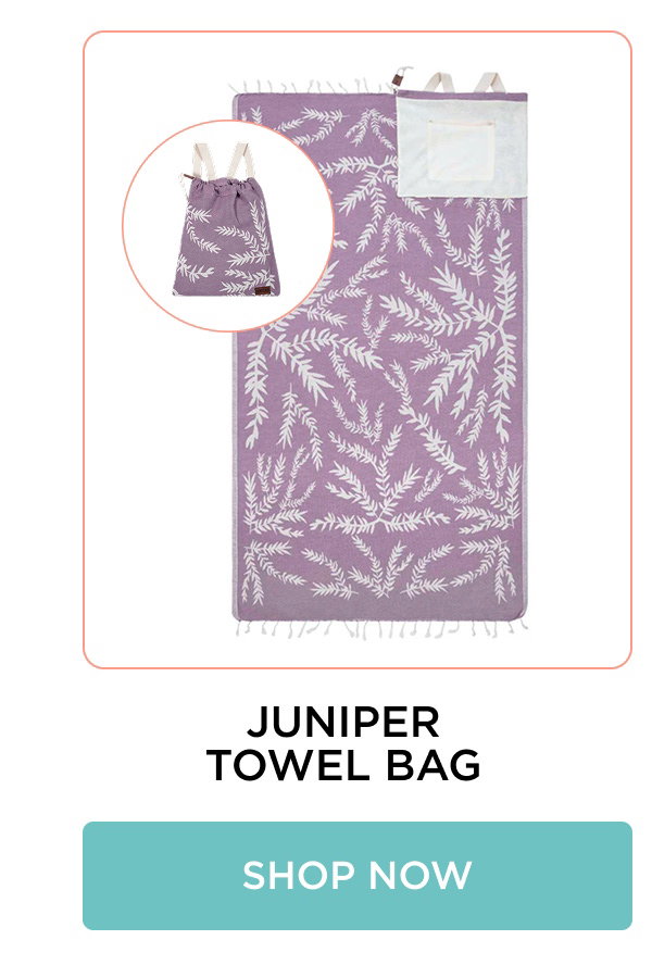 JUNIPER TOWEL BAG [[SHOP NOW]]