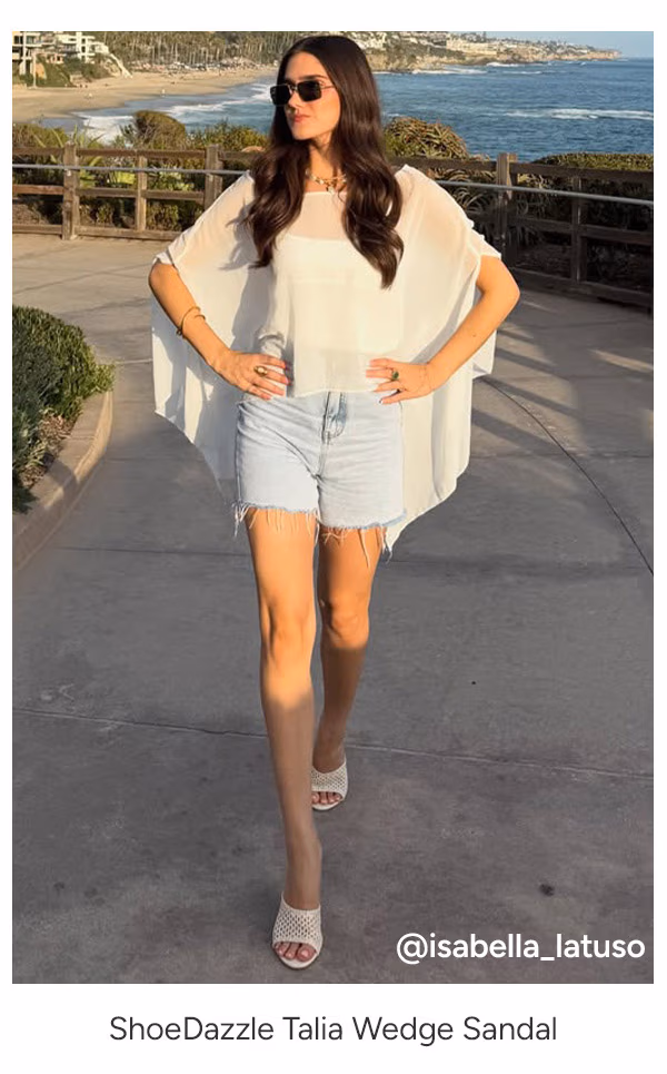 ShoeDazzle Talia Wedge Sandal