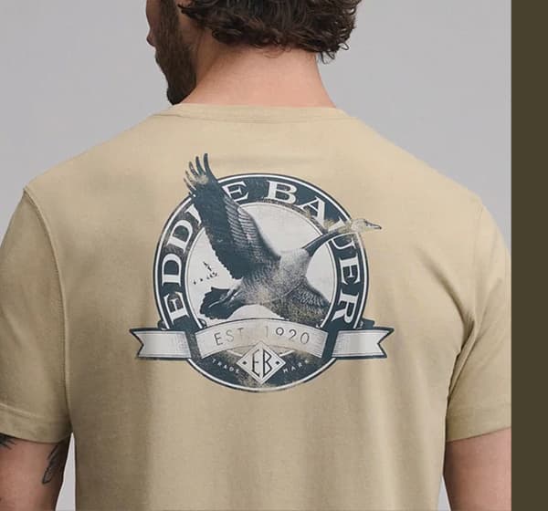 Men's EB Goose Embroidered T-Shirt