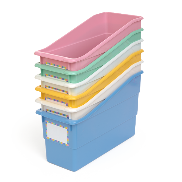 Really Good Stuff® Durable Book and Binder Holders - 6 Pack - Bold Vibes