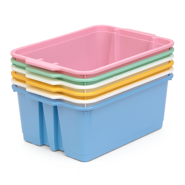 Really Good Stuff® Stacking Bins - 6 Pack - Bold Vibes
