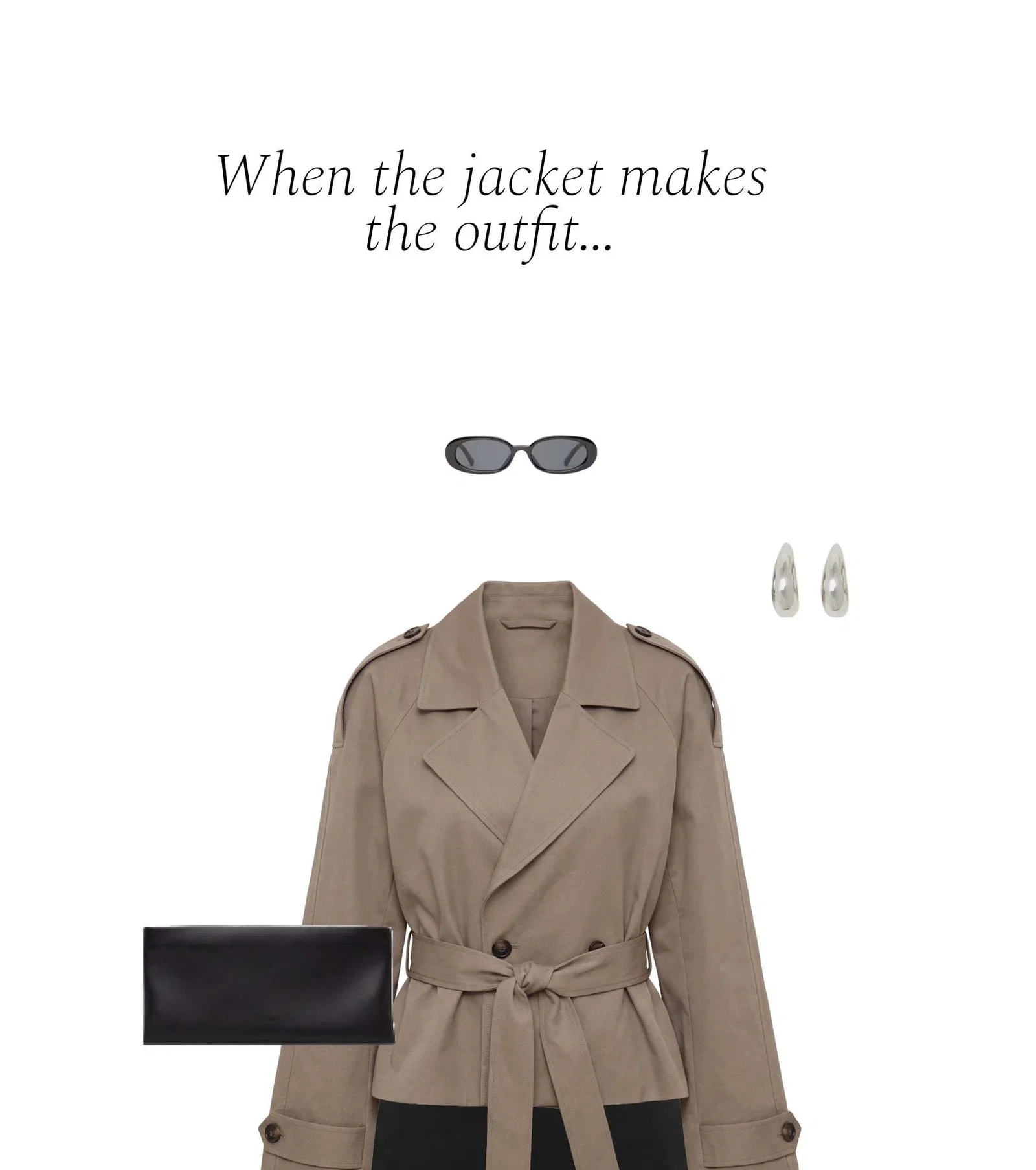 Remi Short Trench Coat