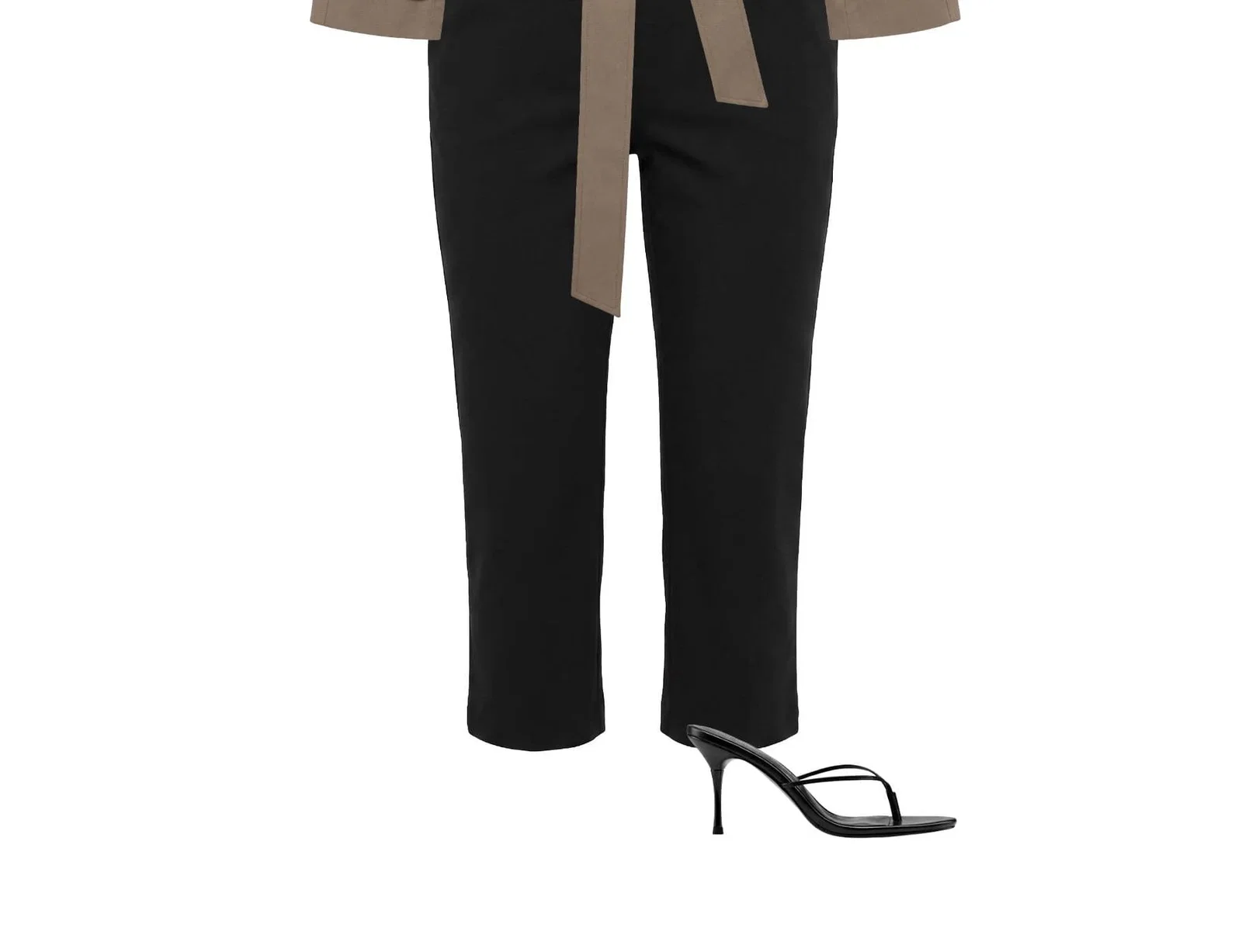 High Rise Capri Pants