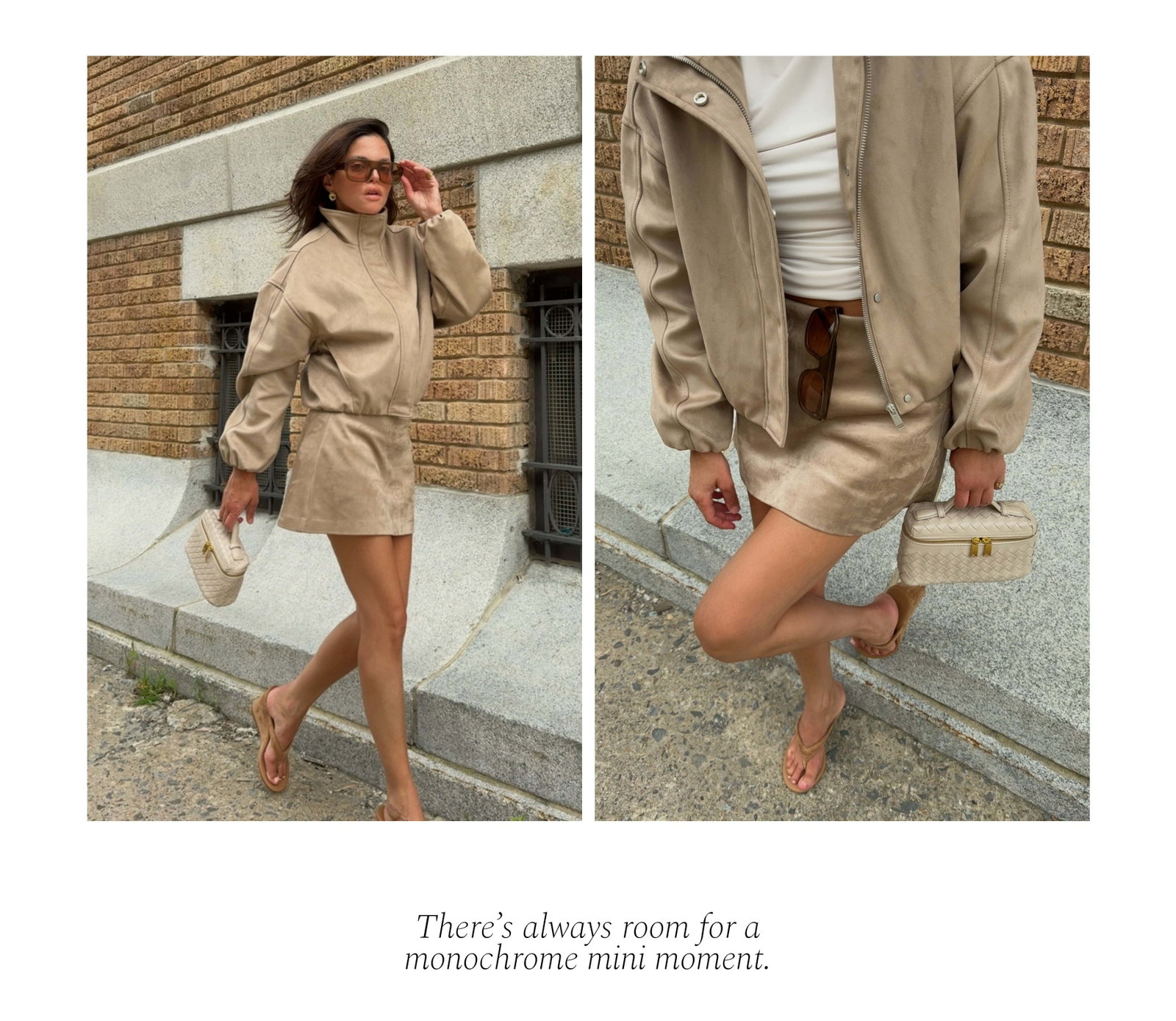 Brynn Faux Suede Bomber Jacket