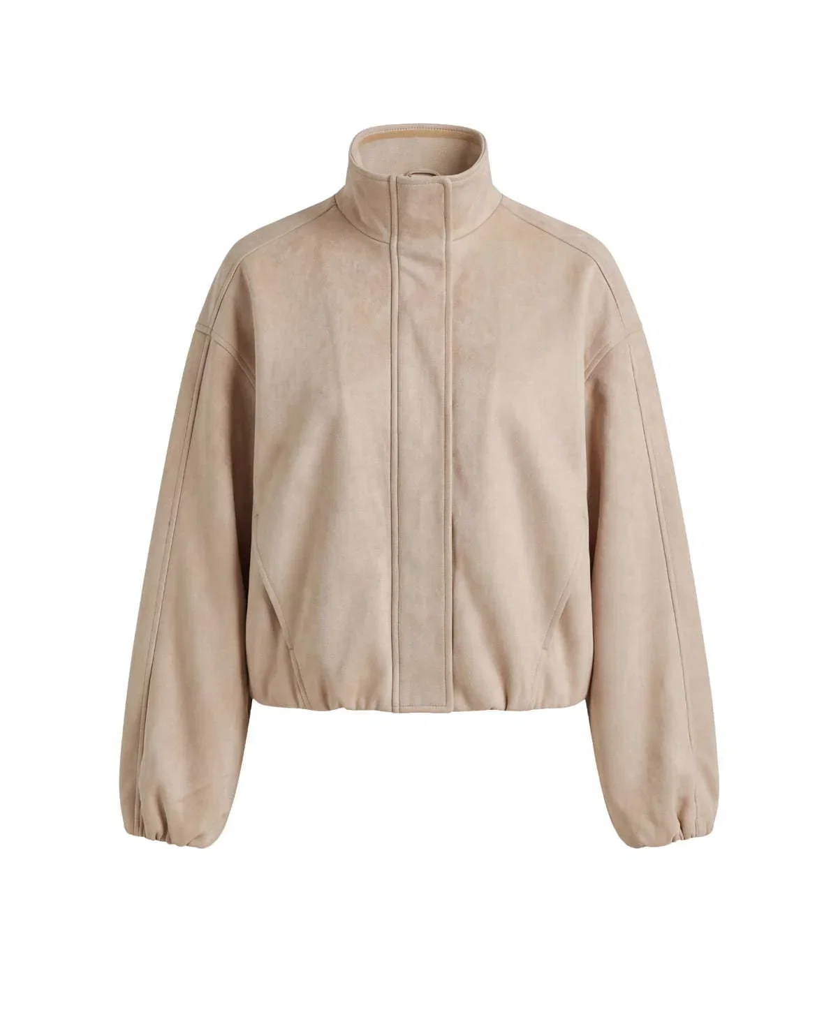Brynn Faux Suede Bomber Jacket