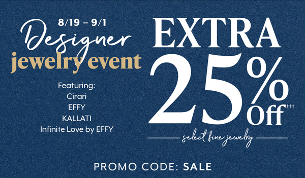  Designer Jewelry Event. Shop Sale