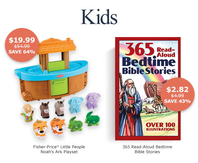 Kids | Fisher Price Little People Noah's Ark Playset | 365 Read Aloud Bedtime Bible Stories