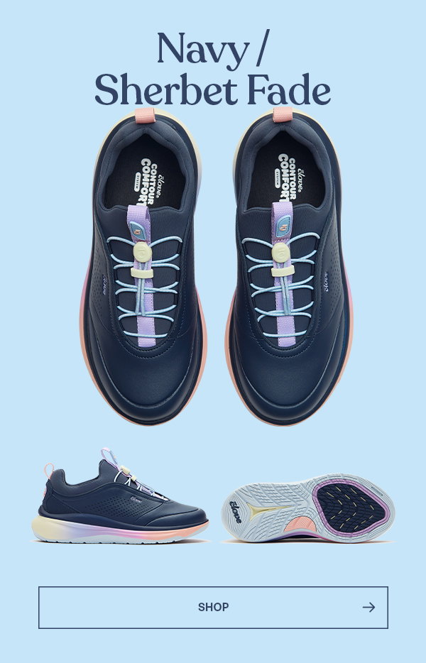 Navy / Sherbet Fade