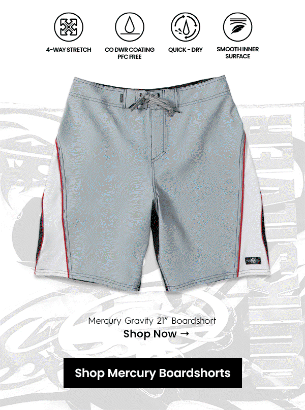 Mercury Gravity 21" Boardshorts