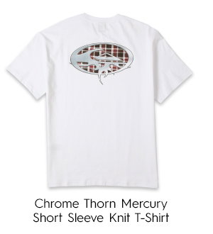 Chrome Thorn Mercury Short Sleeve Knit T-Shirt - Durable construction and a clean graphic deliver dependable wear and consistent fit, wash after wash.