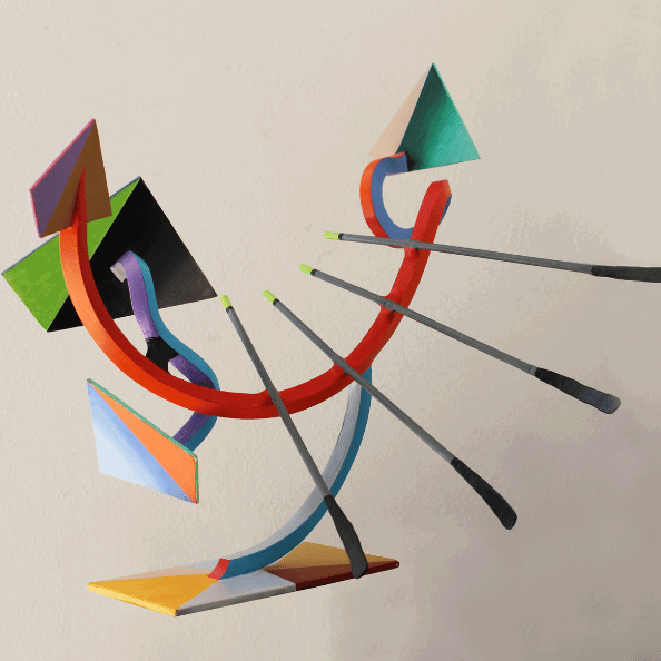 Colorful sculpture
