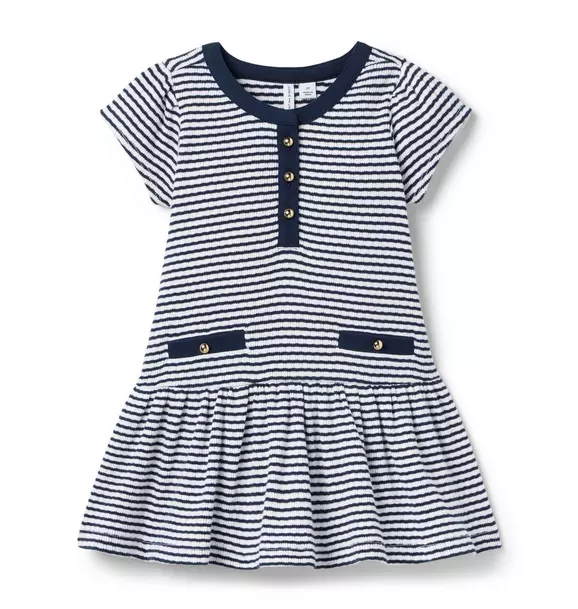 Image of Striped Dropwaist Dress