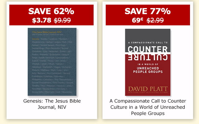 Genesis: The Jesus Bible Journal, NIV | A Compassionate Call to Counter Culture in a World of Unreached People Groups