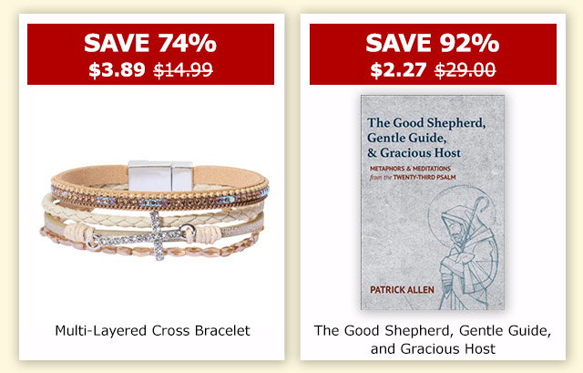 Multi-Layered Cross Bracelet | The Good Shepherd, Gentle Guide, and Gracious Host