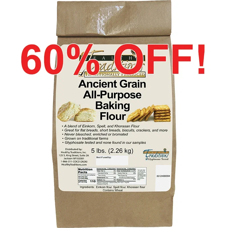 Image of Ancient Grain All-Purpose Baking Flour - 5 lb. Bag