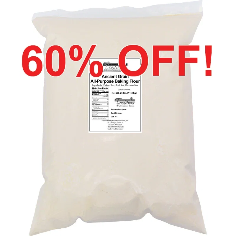 Image of Ancient Grain All-Purpose Baking Flour - 25 lb. Bag