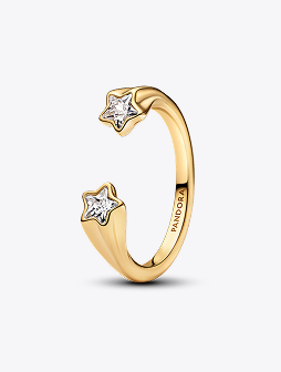 Shooting Stars Open Ring