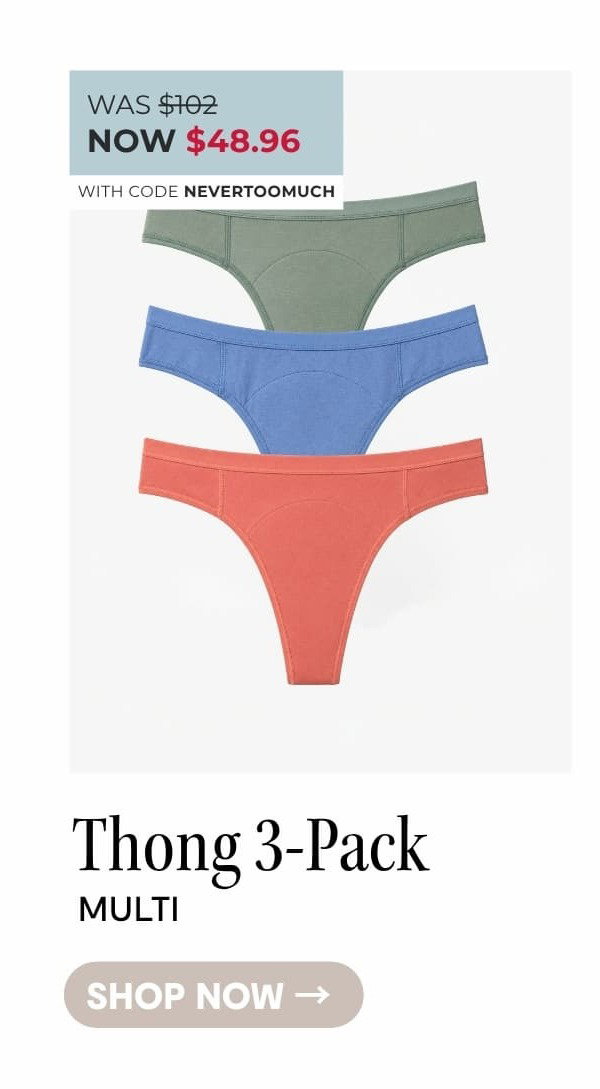 SHOP THONG MULTI-PACK