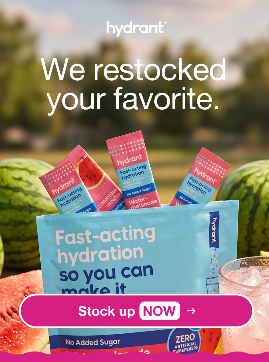We restocked your favorite. | Stock up NOW