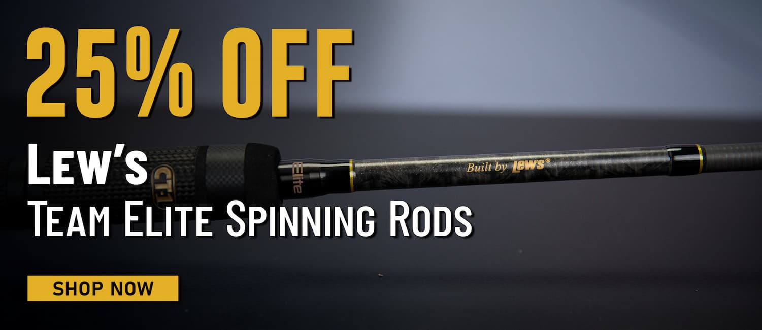 25% Off Lew's Team Elite Spinning Rods Shop Now