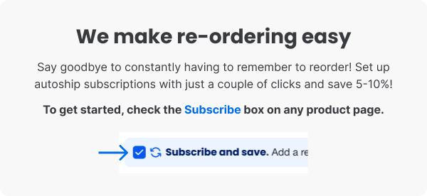 Subscribe & Save