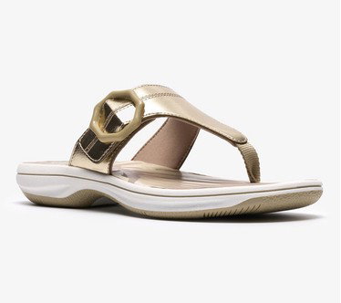 Clarks Cloudsteppers Thong Sandals -Breeze Cove