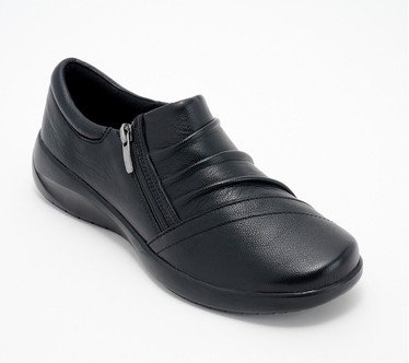 Clarks Collection Leather Slip-Ons -Kaetlyn Mila