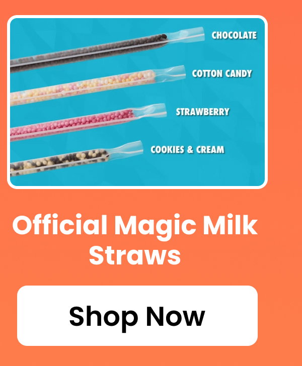 Official Magic Milk Straws