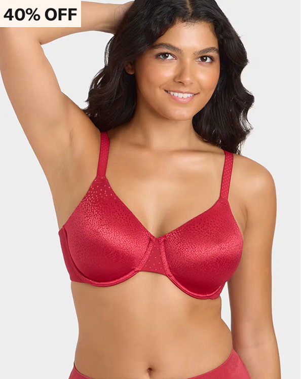 Wacoal Back Appeal Seamless Bra Color: Regina Red