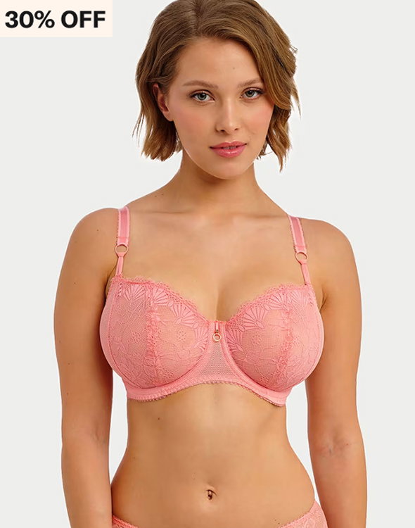Freya Fascinate Balconette Bra Color: Peach