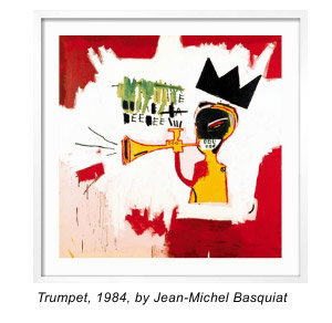 Trumpet, 1984, by Jean-Michel Basquiat