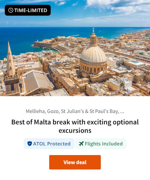 Best of Malta break with exciting optional excursions