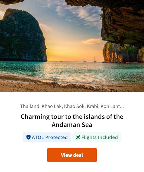 Charming tour to the islands of the Andaman Sea