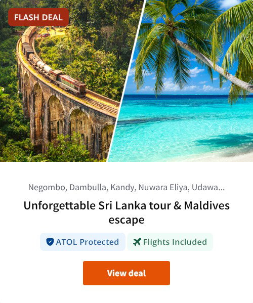Unforgettable Sri Lanka tour &amp; Maldives escape