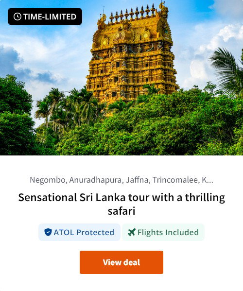 Sensational Sri Lanka tour with a thrilling safari